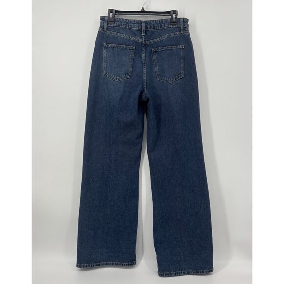 Antonio Melani Baggy Wide Leg Denim Jeans Womens Size 6 Tall High Waisted Grunge - Picture 2 of 12